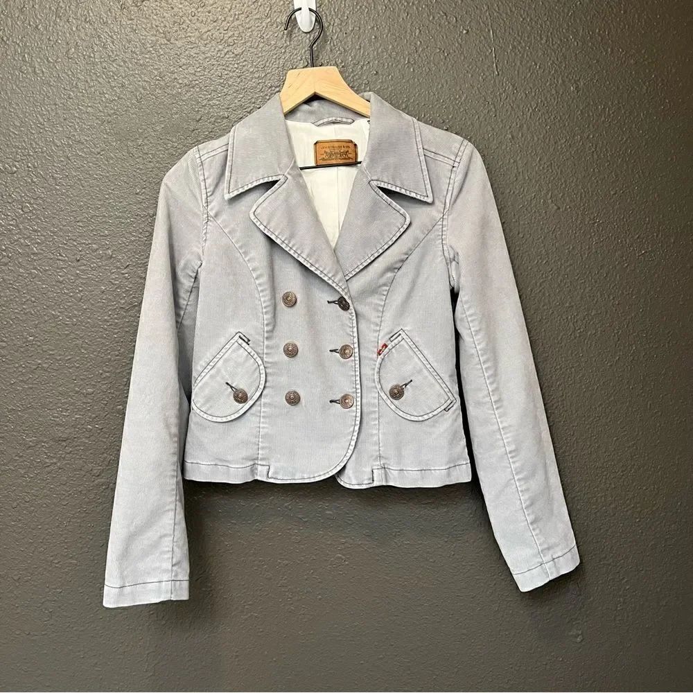 Levi’s corduroy double breasted jacket